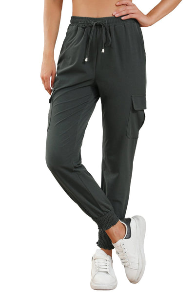 Stylish Low Rise Cotton Leggings with Button Detail