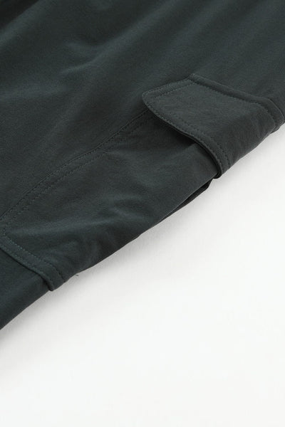 Stylish Low Rise Cotton Leggings with Button Detail