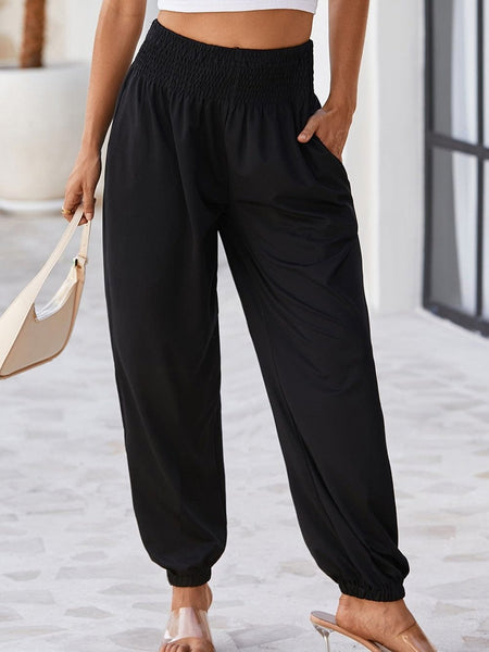 Versatile Women's Solid Loose Jogger Sweatpants for Fall & Winter