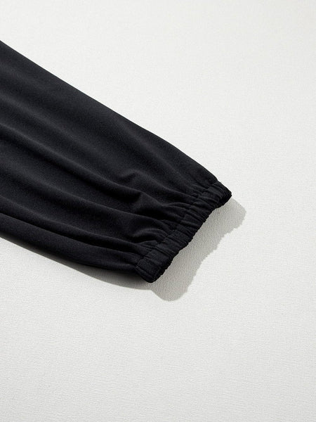 Versatile Women's Solid Loose Jogger Sweatpants for Fall & Winter