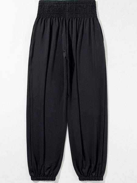 Versatile Women's Solid Loose Jogger Sweatpants for Fall & Winter