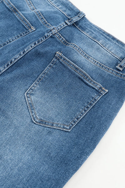 Women's Seamed Flare Denim Pants in Pants & Culotte