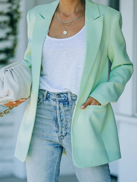 Women's Slim Fit Professional Women's Blazers with Long Sleeve and Elegant Design
