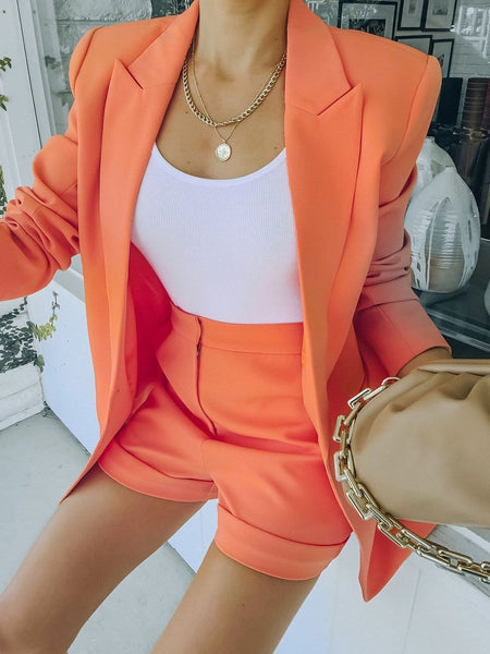 Women's Slim Fit Professional Women's Blazers with Long Sleeve and Elegant Design