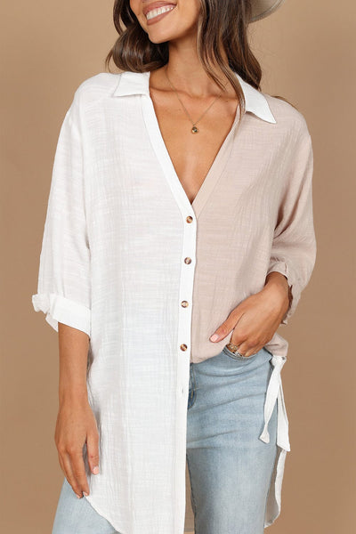 Casual Cotton Linen Shirt