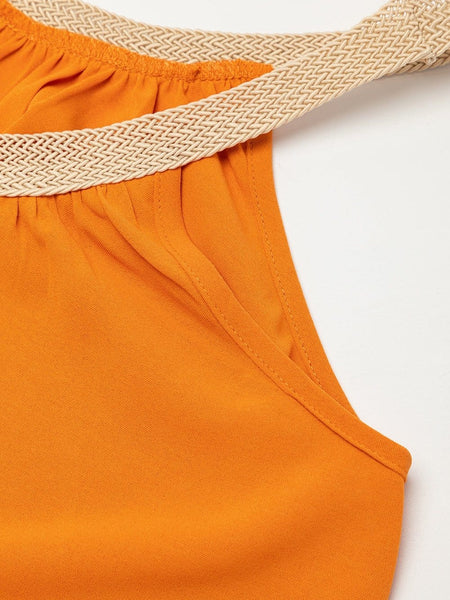Solid Halter Neck Open Back Sleeveless Dress with practical styling and dependable silhouette control.
