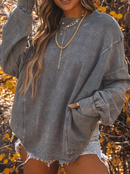 Women's Puff Sleeve Knit Blouse with Ruched Shoulders made for easy styling and wardrobe coordination, with premium-like structure and finish.