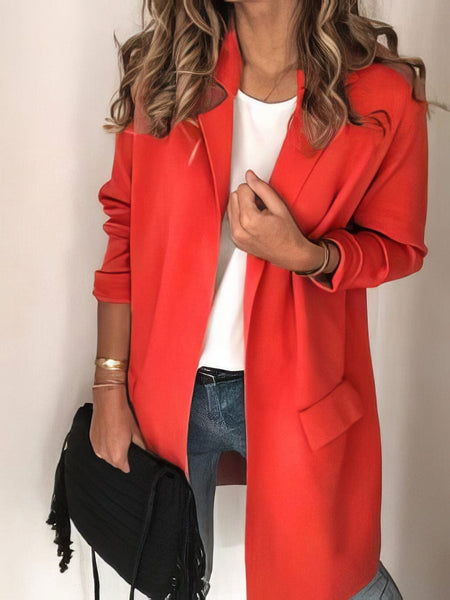 Women's Long Sleeve Blazer for Business Casual