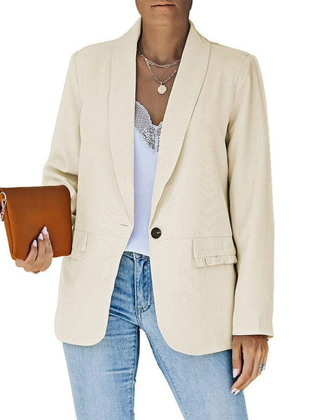 Women's Long Sleeve Blazer for Business Casual