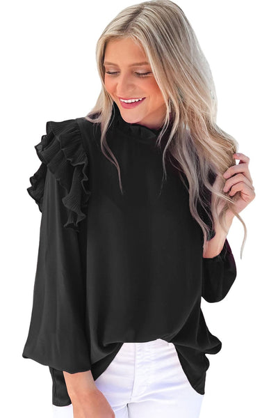 Women's Trendy Ruffle Top in Blouses & Shirts