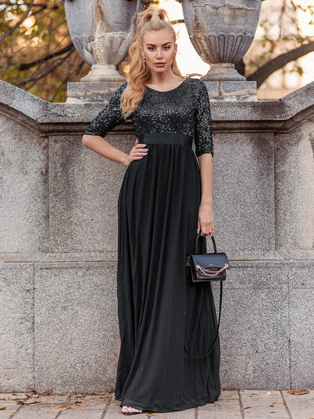 Stunning Sequined Evening Dress