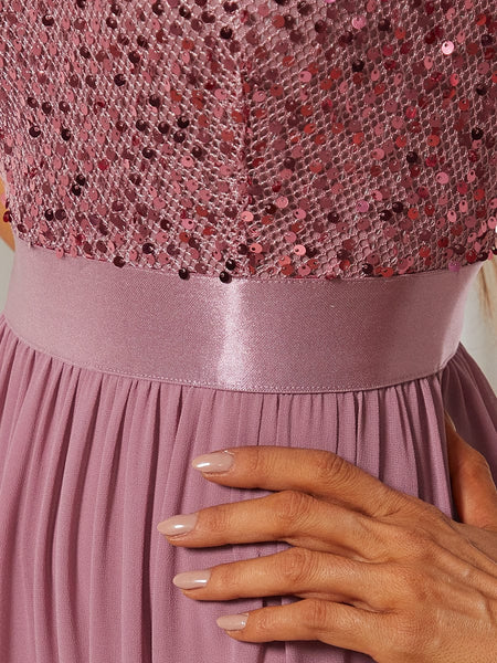 Stunning Sequined Evening Dress