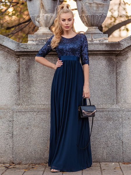 Stunning Sequined Evening Dress