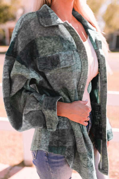 Striped Woolen Commuter Cardigan in Multicolor Print