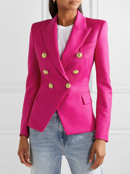 Stylish And Versatile Double Breasted Blazer