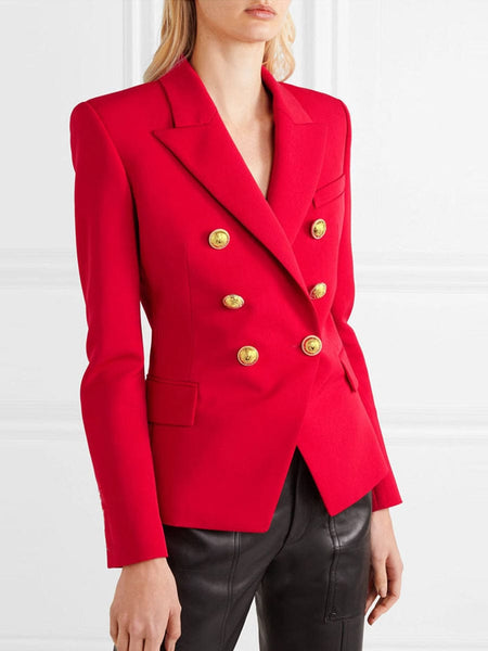 Stylish And Versatile Double Breasted Blazer