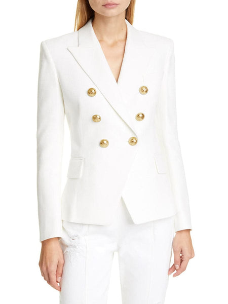 Stylish And Versatile Double Breasted Blazer