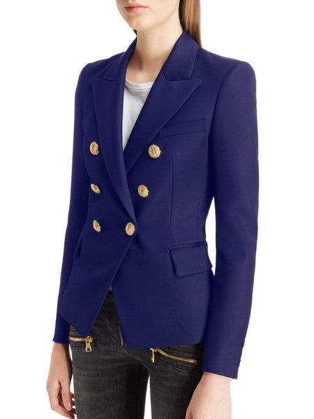 Stylish And Versatile Double Breasted Blazer