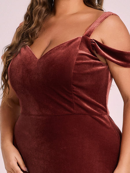 Stylish Sleeveless Shimmery A Line Deep V Neck Bridesmaid Gowns