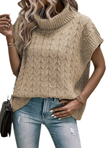Stylish Textured Women'S Sweater With Loose Fit