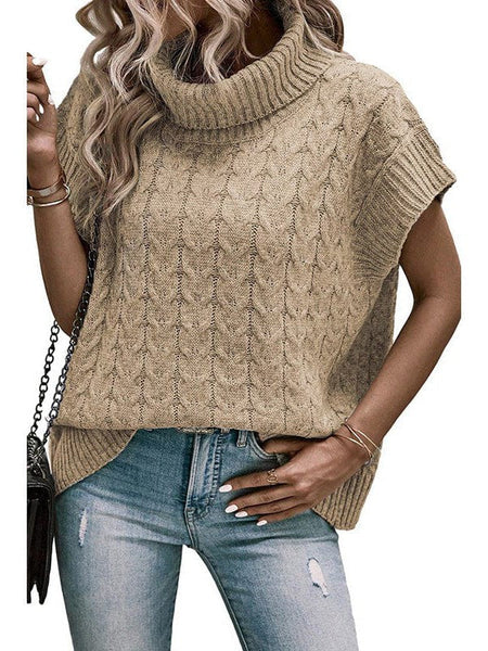 Stylish Textured Women'S Sweater With Loose Fit