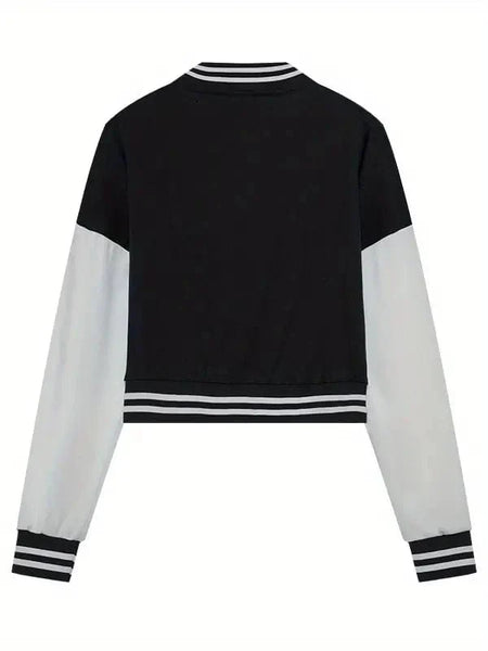Stylish Women's Matching Set with Button-Up Bomber Jacket and Drawstring Pants