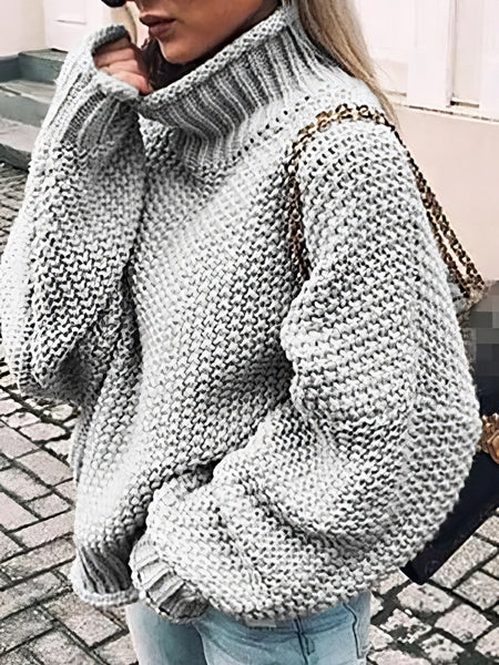 Oversized Turtleneck Sweater