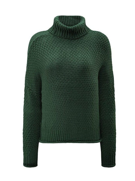 Women's Chunky Knit Turtleneck Pullover in Sweaters