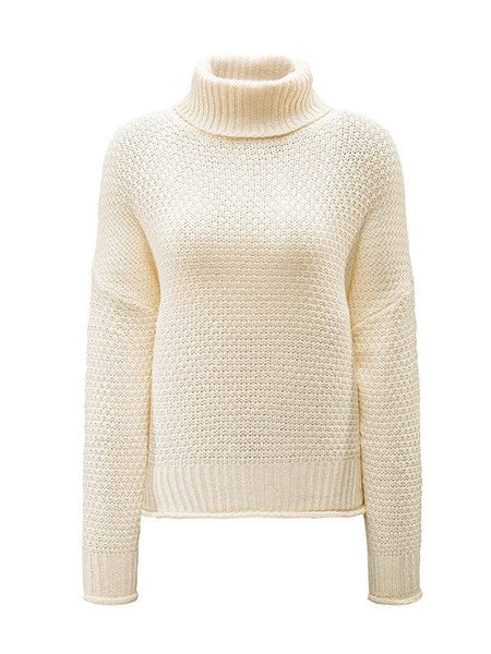Relaxed Fit Turtleneck Knit Jumper