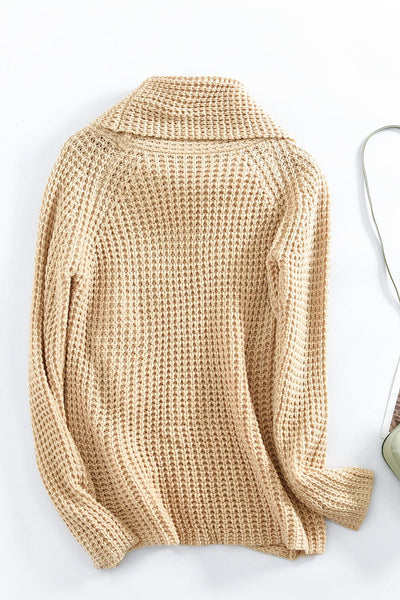 Women's Chunky Knit Turtleneck Pullover in Sweaters