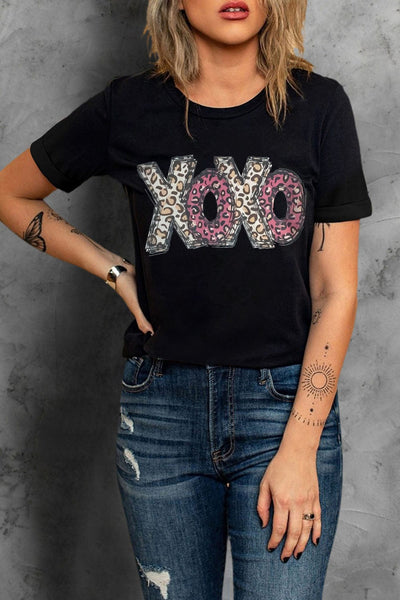 Tops Owl Print Crew Neck Sleeveless Tank Top