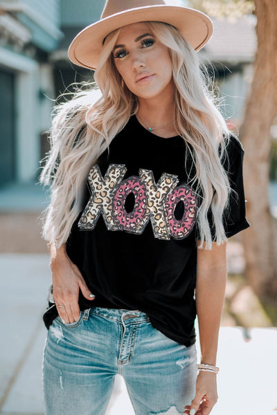 Tops Owl Print Crew Neck Sleeveless Tank Top