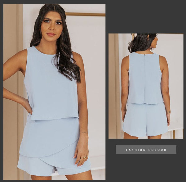 Versatile Tank and Shorts Set for Women