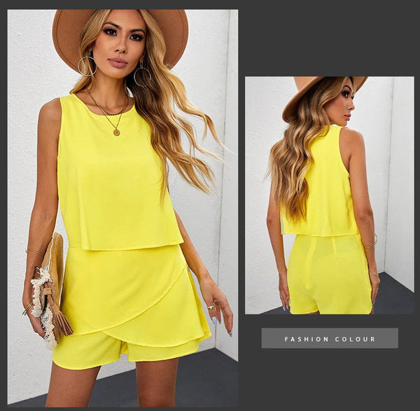 Versatile Tank and Shorts Set for Women