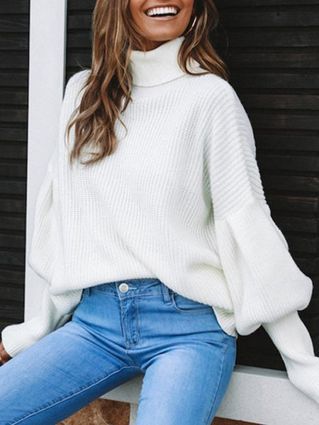 Christmas Turtleneck Knit Sweater