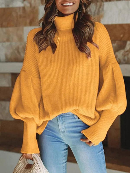 Christmas Turtleneck Knit Sweater