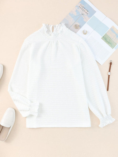 Turtleneck Solid Pullover Long Sleeve Sweater