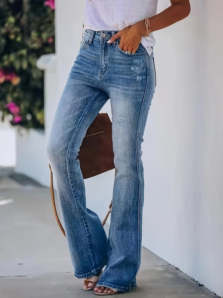 Ultimate Comfort High Stretch Bootcut Chic Denim Jeans
