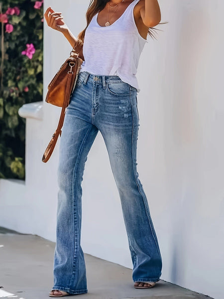Ultimate Comfort High Stretch Bootcut Chic Denim Jeans