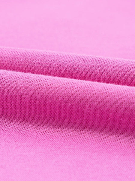 Vibrant Pink MAMA Logo Embossed Cozy Sweatshirt