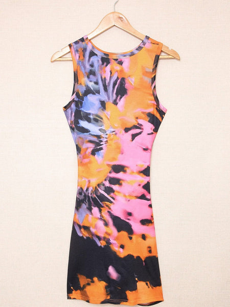 Leaf Print Short Sleeve Shirt & Shorts Two-Piece Set