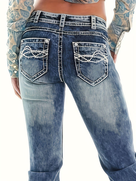 Women's Bootcut Jeans made for easy styling and wardrobe coordination, with premium-like structure and finish.