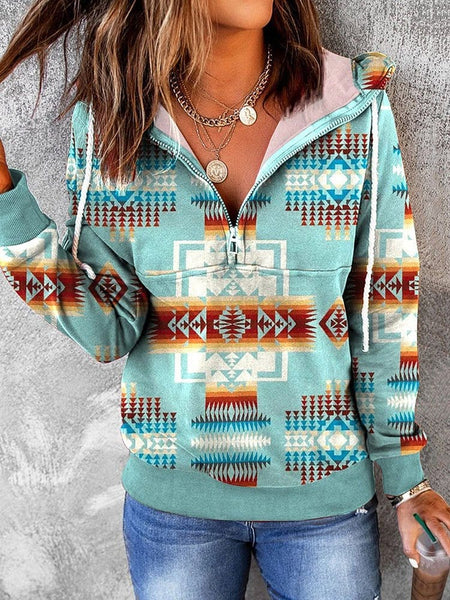 Ethnically Inspired Hoodie