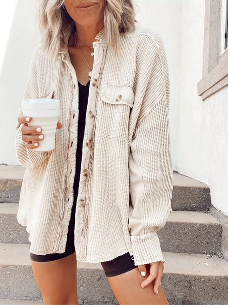 Women's Open-Front Cable Knit Longline Cardigan Coat
