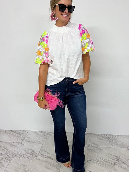 Eye-Catching Sequin Top