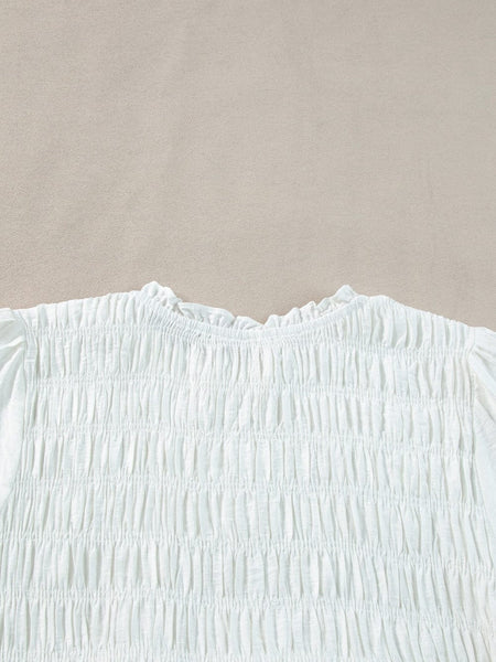 Round Neck Off Shoulder Cut-out Short Sleeve T Shirt