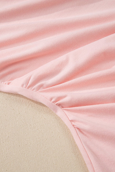 Women's Asymmetric Gossamer Pink Plus Size Ruched Blouse