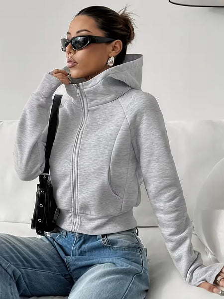 Women's Casual Sport Hooded Sweatshirt