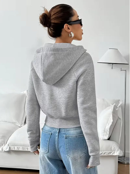 Women's Casual Sport Hooded Sweatshirt