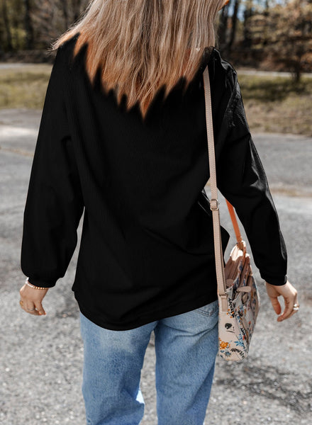 Women's Chic Women's Game Day Sweatshirt in Soft Cotton Blend, Relaxed Fit for Sporty Outings and Everyday Casual Style